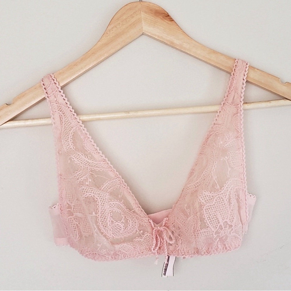 Victoria’s Secret Dream Angels Bra Pink Lace Size Small